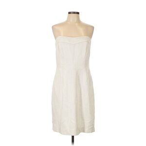 Women'sLilly Pulitzer Strapless Ivory White Mini Cocktail Dress - Size 8
